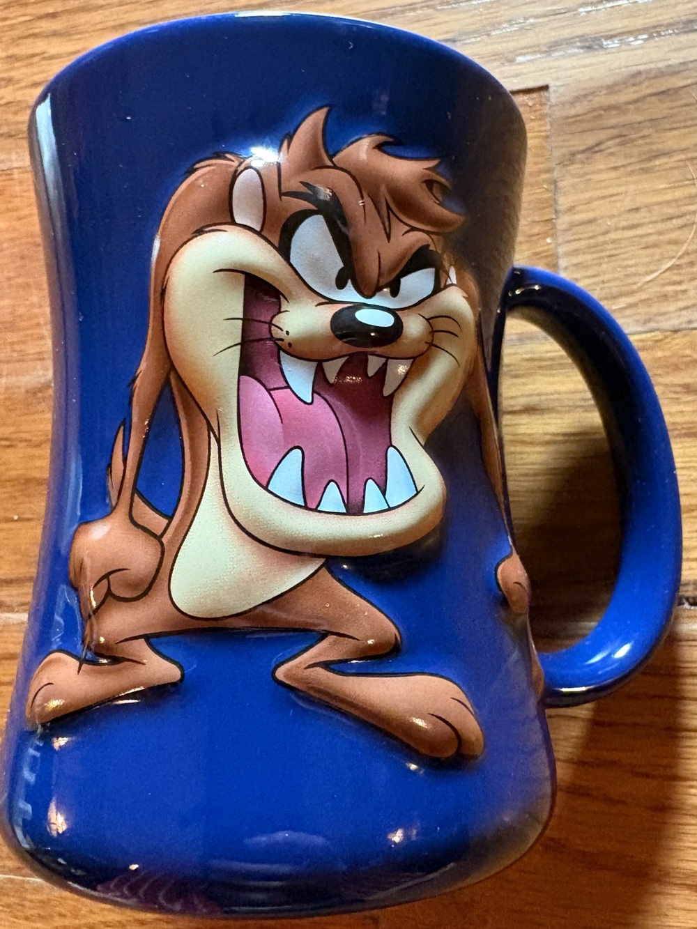 XPRES Looney Tunes “Taz” Ceramic Coffee Mug Blue/Yellow 11 fl oz 2007